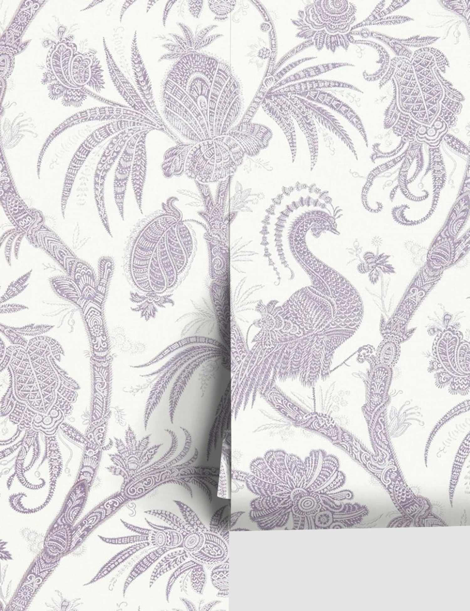 Scalamandre Balinese Peacock Wallpaper 4 Scalamandre Balinese Peacock Wallpaper - Image 2