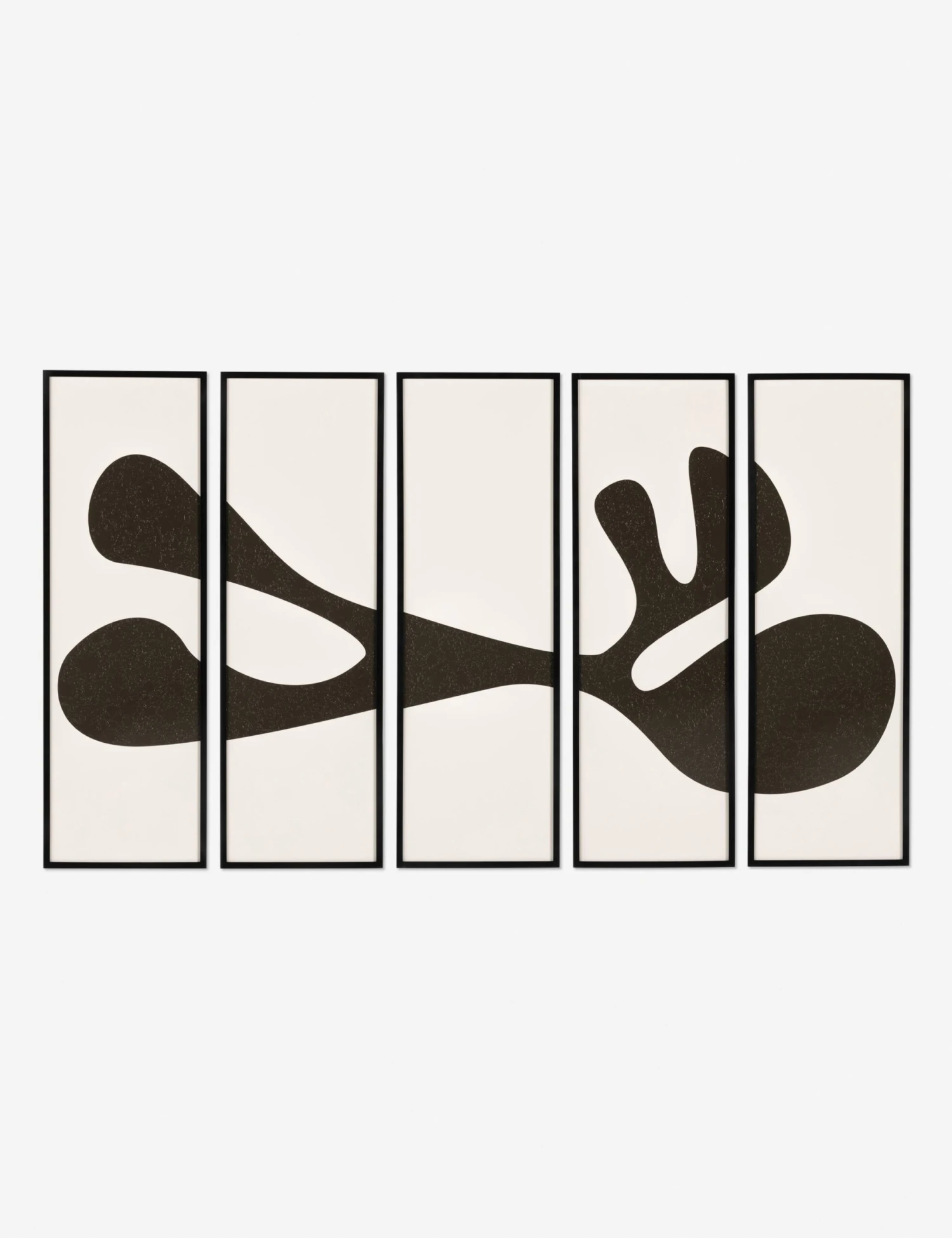 Organic Shape I Wall Art (Set Of 5) By FHAS Inhouse 3 Organic Shape I Wall Art (Set Of 5) By FHAS Inhouse