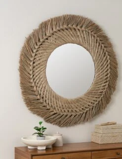 Sunniva Round Mirror -KINKIN Decor Shop 41990 3