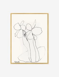 Ink Flower 4 Wall Art By Arthur Krakower -KINKIN Decor Shop AKrakower InkFlower4 24x32 G Product