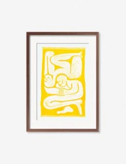 Cloudgazers Print By Adrian Brandon -KINKIN Decor Shop AdrianCloudgazersWalnutFrame