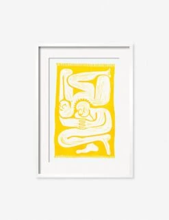 Cloudgazers Print By Adrian Brandon -KINKIN Decor Shop AdrianCloudgazersWhiteFrame