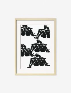 Over Here Print By Adrian Brandon -KINKIN Decor Shop AdrianOverHereNaturalFrame