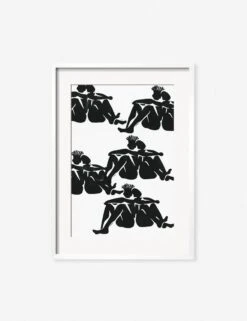 Over Here Print By Adrian Brandon -KINKIN Decor Shop AdrianOverHereWhiteFrame