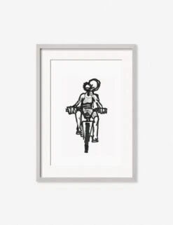 Ride Print By Adrian Brandon -KINKIN Decor Shop AdrianRideSilverFrame