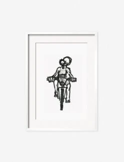 Ride Print By Adrian Brandon -KINKIN Decor Shop AdrianRideWhiteFrame