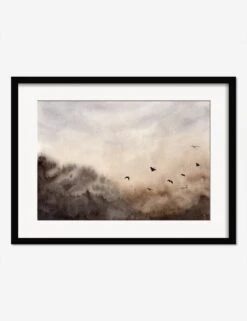 Bird Landscape Print By Renata Tot Ivezić 12 Bird Landscape Print By Renata Tot Ivezić -KINKIN Decor Shop BirdLandscapeBlackFrame