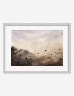 Bird Landscape Print By Renata Tot Ivezić 14 Bird Landscape Print By Renata Tot Ivezić -KINKIN Decor Shop BirdLandscapeSilverFrame
