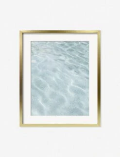 Byron Pool Photography Print By Carley Rudd -KINKIN Decor Shop CarleyRuddByronPoolGoldFrame