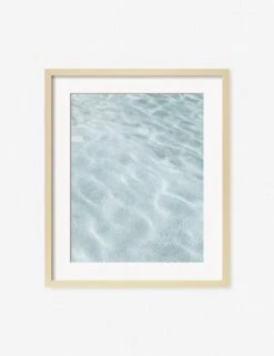 Byron Pool Photography Print By Carley Rudd -KINKIN Decor Shop CarleyRuddByronPoolNaturalFrame