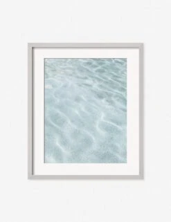 Byron Pool Photography Print By Carley Rudd -KINKIN Decor Shop CarleyRuddByronPoolSilverFrame