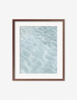 Byron Pool Photography Print By Carley Rudd -KINKIN Decor Shop CarleyRuddByronPoolWalnutFrame