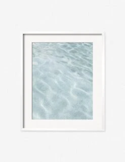 Byron Pool Photography Print By Carley Rudd -KINKIN Decor Shop CarleyRuddByronPoolWhiteFrame