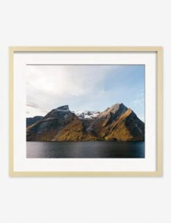 Fjords Photography Print By Carley Rudd 13 Fjords Photography Print By Carley Rudd -KINKIN Decor Shop CarleyRuddFjordsNaturalFramedPrint
