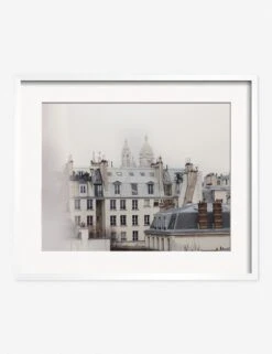 Montmatre Photography Print By Carley Rudd -KINKIN Decor Shop CarleyRuddMontmatreWhiteFramedPrint