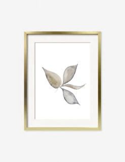 Faded Leaves Print By Céline Nordenhed -KINKIN Decor Shop CelineFadedLeavesGoldFrame