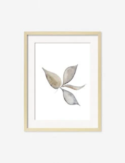 Faded Leaves Print By Céline Nordenhed -KINKIN Decor Shop CelineFadedLeavesNaturalFrame