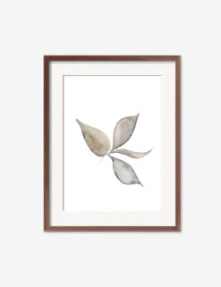 Faded Leaves Print By Céline Nordenhed -KINKIN Decor Shop CelineFadedLeavesWalnutFrame