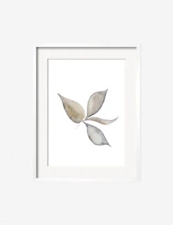 Faded Leaves Print By Céline Nordenhed -KINKIN Decor Shop CelineFadedLeavesWhiteFrame