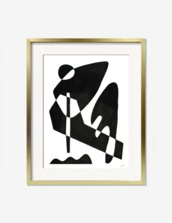 Contrasts Black Print By Jan SkÃ¡celÃ­k -KINKIN Decor Shop ContrastsBlackGoldFrame