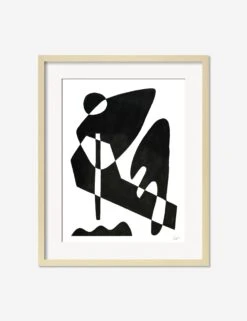Contrasts Black Print By Jan SkÃ¡celÃ­k -KINKIN Decor Shop ContrastsBlackNaturalFrame