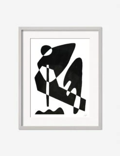 Contrasts Black Print By Jan SkÃ¡celÃ­k -KINKIN Decor Shop ContrastsBlackSilverFrame