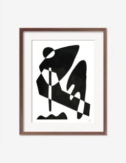 Contrasts Black Print By Jan SkÃ¡celÃ­k -KINKIN Decor Shop ContrastsBlackWalnutFrame