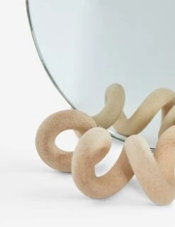 Curlee Table Mirror By SIN Ceramics -KINKIN Decor Shop CurleeTableMirrorbySIN Speckled A06566622551