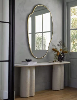 Puddle Mirror By Sarah Sherman Samuel 25 Puddle Mirror By Sarah Sherman Samuel -KINKIN Decor Shop EntrywayVignette 6030 V3 SITECROP