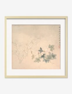 Flower Study 1 Print By Yun Bing -KINKIN Decor Shop FlowerStudy 1NaturalMatted