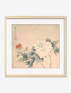 Flower Study 2 Print By Yun Bing -KINKIN Decor Shop FlowerStudy 2NaturalMatted