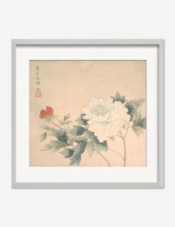 Flower Study 2 Print By Yun Bing -KINKIN Decor Shop FlowerStudy 2SilverMatted