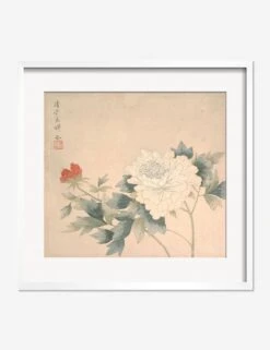 Flower Study 2 Print By Yun Bing -KINKIN Decor Shop FlowerStudy 2WhiteMatted