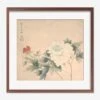 Flower Study 2 Print By Yun Bing -KINKIN Decor Shop FlowerStudy 2walnutMatted