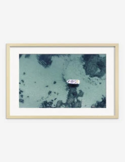Aerial Ocean Bliss Photography Print By Ingrid Beddoes 11 Aerial Ocean Bliss Photography Print By Ingrid Beddoes -KINKIN Decor Shop IngridAerialOceanBlissNaturalFrame