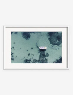 Aerial Ocean Bliss Photography Print By Ingrid Beddoes 14 Aerial Ocean Bliss Photography Print By Ingrid Beddoes -KINKIN Decor Shop IngridAerialOceanBlissWhiteFrame