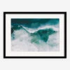 Crashing Waves Photography Print By Ingrid Beddoes -KINKIN Decor Shop IngridCrashingWavesBlackframe