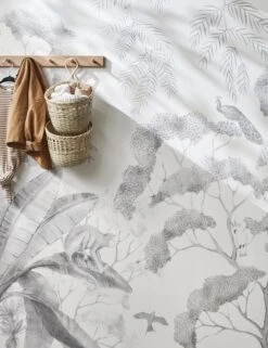 Jungle Wallpaper Mural -KINKIN Decor Shop JungleWallpaperBlackandwhite 840
