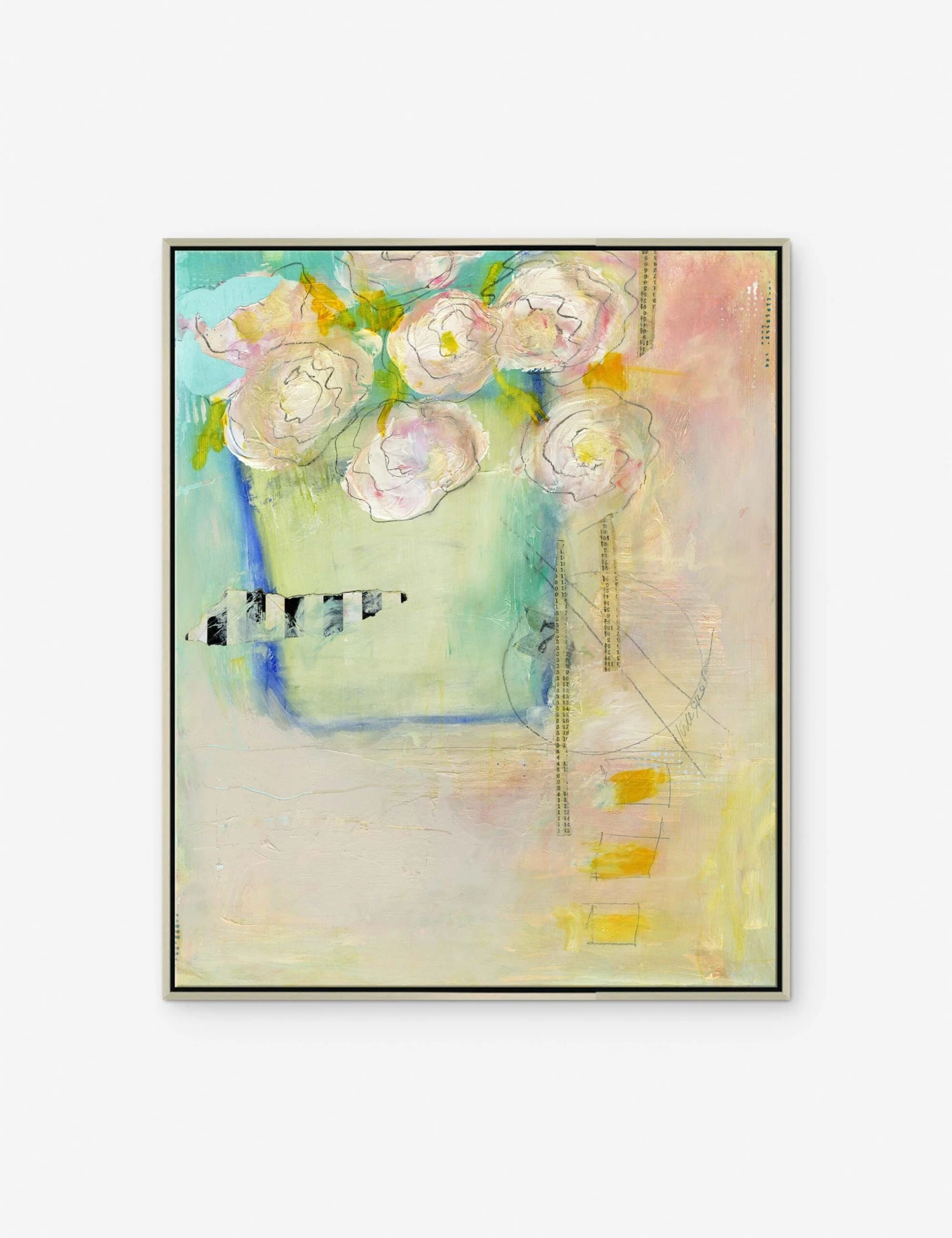 White Mums Print By Jill Krasner 3 White Mums Print By Jill Krasner