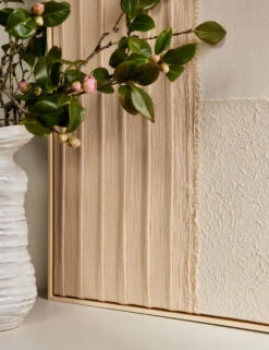 Patchwork Blush Wall Art By Visual Contrast -KINKIN Decor Shop L0470482 TexturedPaper Blush StuidoLifestyle 16572