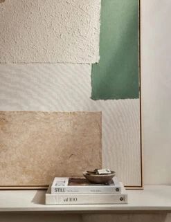 Patchwork Green Wall Art By Visual Contrast 9 Patchwork Green Wall Art By Visual Contrast -KINKIN Decor Shop L0470483 TexturedPaper Green StuidoLifestyle 1