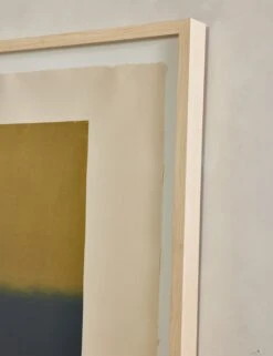 Gradient Silkscreen Wall Art By Visual Contrast -KINKIN Decor Shop L0470491 Gradient1 olive indigo StuidoLifestyle 4