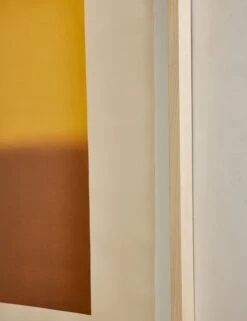 Gradient Silkscreen Wall Art By Visual Contrast -KINKIN Decor Shop L0470494 Gradient4 copper ochre StuidoLifestyle 3