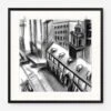 Scraper Architecture 3 Print -KINKIN Decor Shop LG0026 PRODUCT