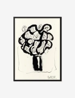 Ink Flower 5 Wall Art By Arthur Krakower