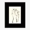 Figure Sketch 4 Wall Art By ZBC House -KINKIN Decor Shop LG ZBC FigSketch4 16X20 BB Product