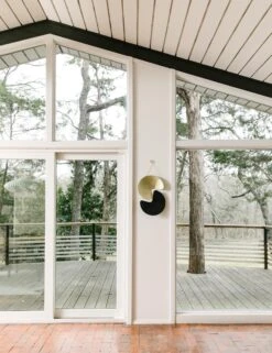 Echo Wall Hanging By Circle & Line -KINKIN Decor Shop LG echo wall black brass 4