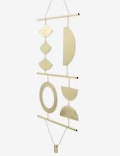 Quadrant Wall Hanging By Circle & Line -KINKIN Decor Shop LG quadrant wall brass 2