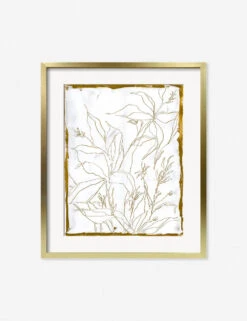 Lilies Wall Art By Laurel-Dawn Latshaw -KINKIN Decor Shop LaurelDawnLiliesGoldFrame