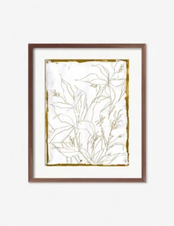 Lilies Wall Art By Laurel-Dawn Latshaw -KINKIN Decor Shop LaurelDawnLiliesWalnutFrame